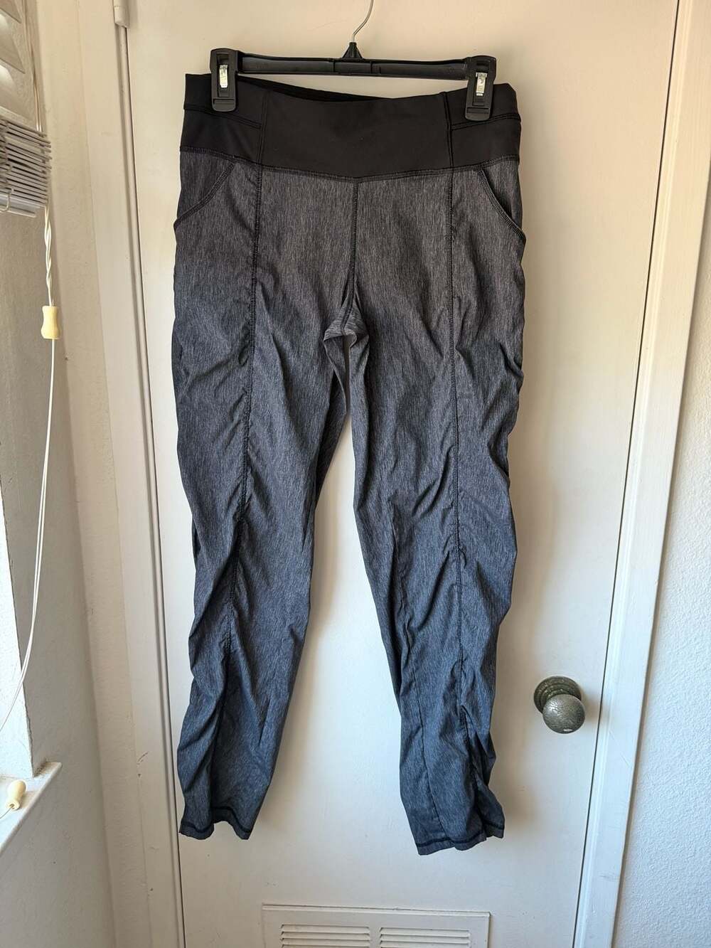 Lucy Activewear Get Going Heathered Gray Pants